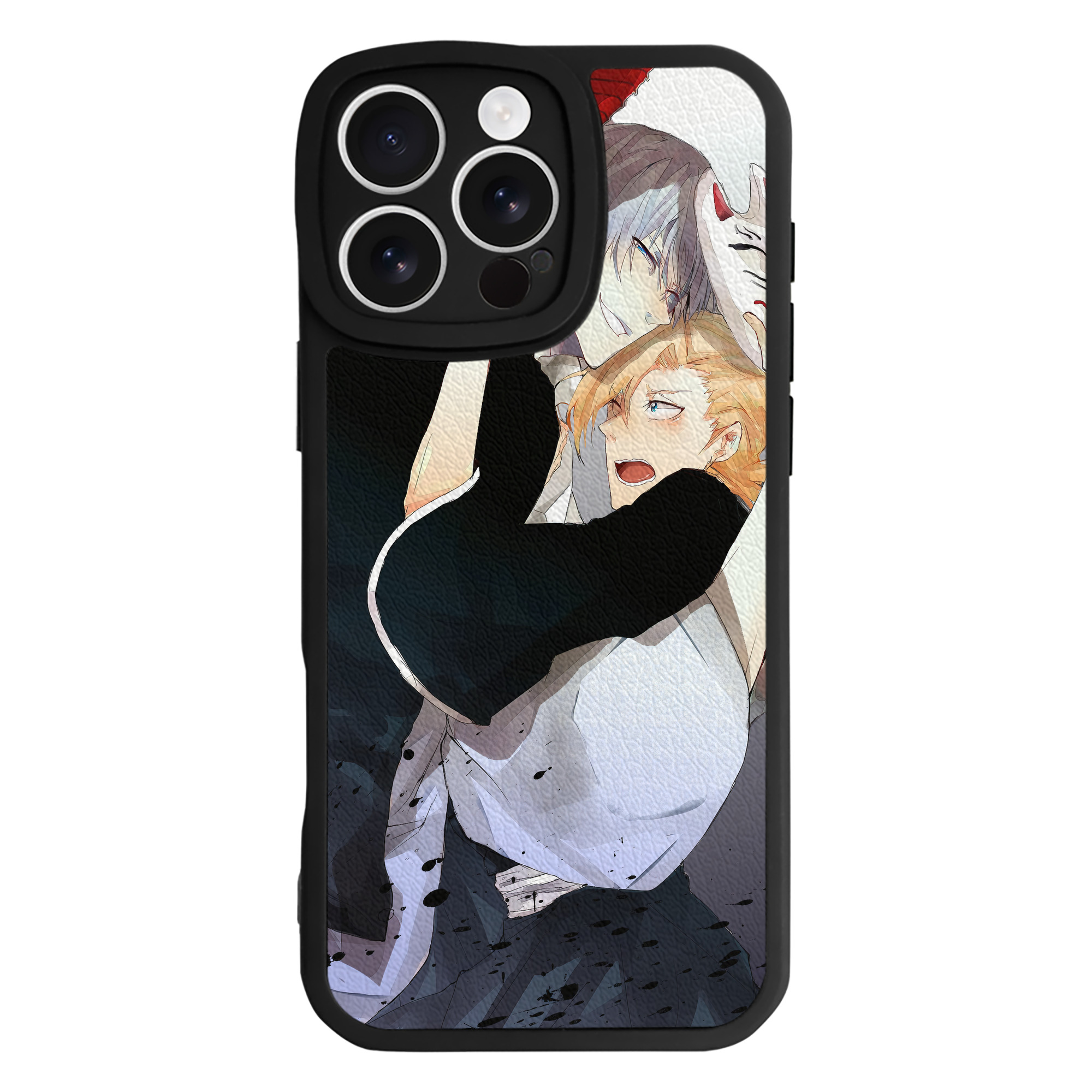 （画像用） ブリーチ BLEACH 【iPhone 16シリーズ対応】シリコンスマホケース（レザー調） 材質：シリコン